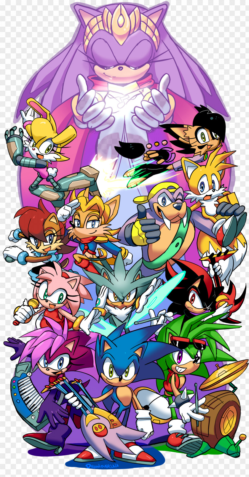 Acorn Sonic The Hedgehog Amy Rose Sonia Fighters Cream Rabbit PNG