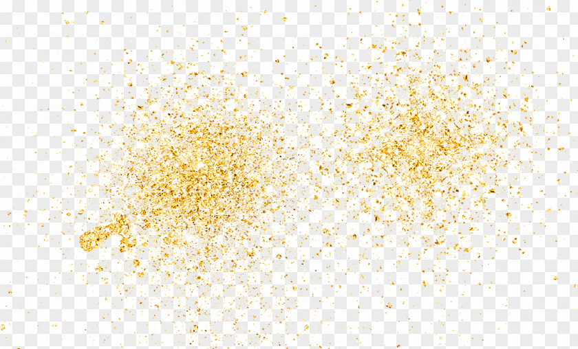 Cross Star Gold Powder Yellow Pattern PNG