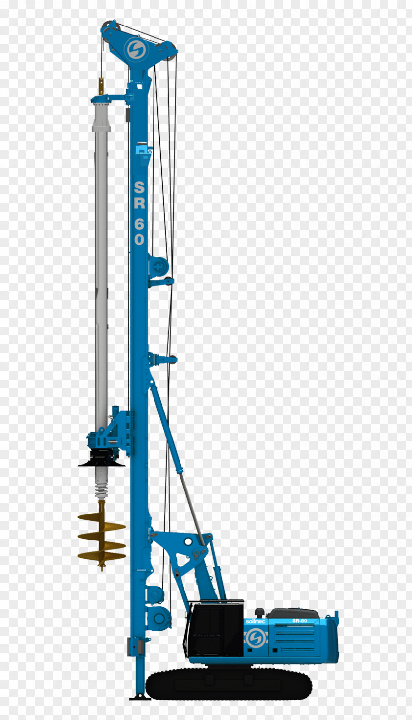 Later Soilmec Drilling Rig Deep Foundation Slurry Wall Augers PNG