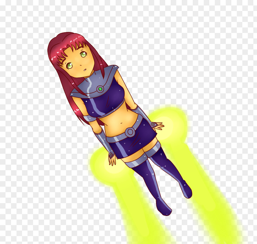 Starfire Cartoon Figurine Vehicle Character PNG