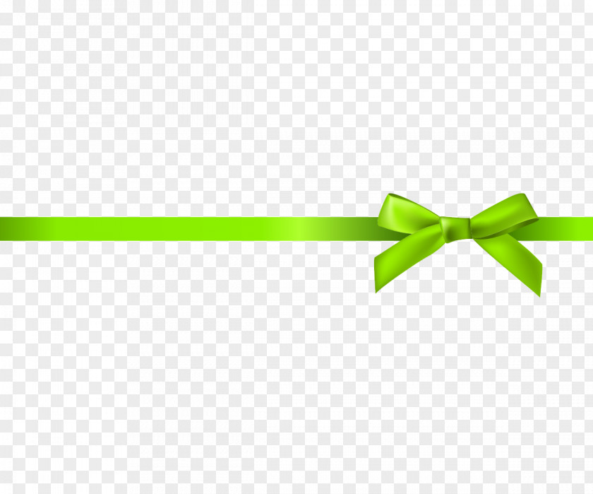 Vector Green Bow Ribbon Download PNG