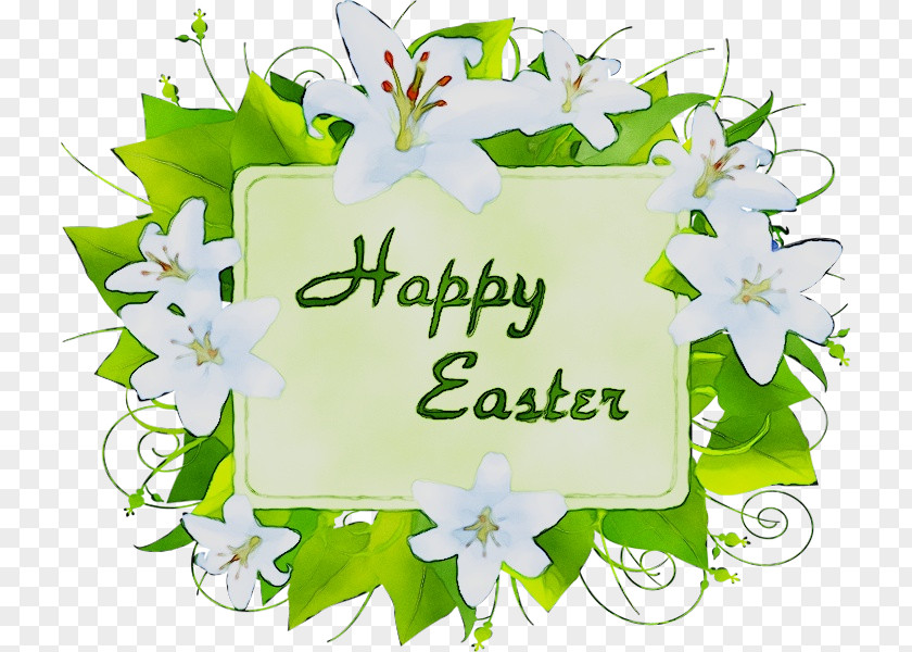 Easter Bunny Lily Egg Image PNG
