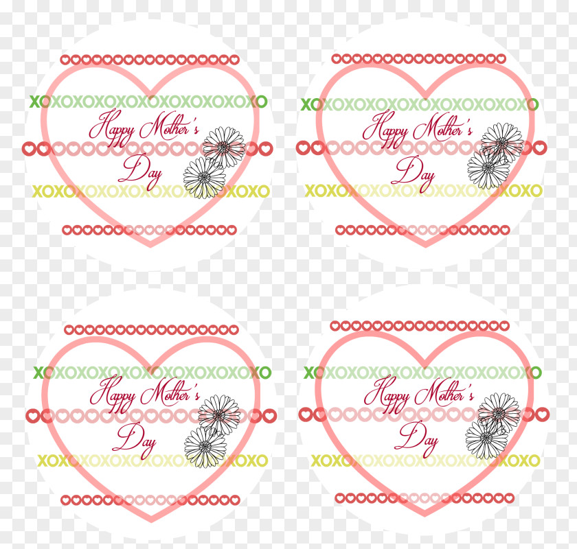 Mother Gift Paper Line Point Angle Pink M PNG