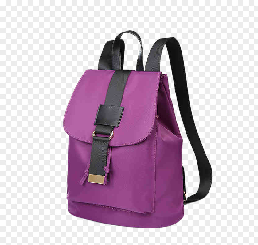 Purple Canvas Drawstring Backpack Handbag PNG