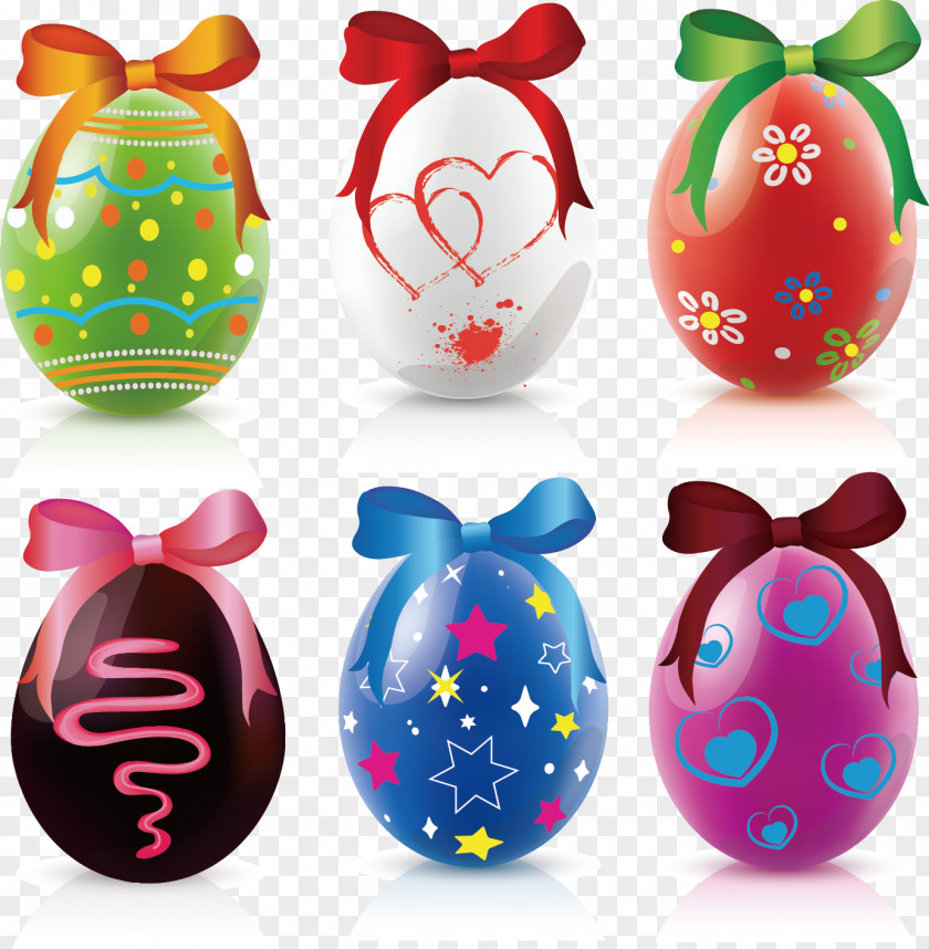 Bow Eggs Easter Bunny Egg Clip Art PNG