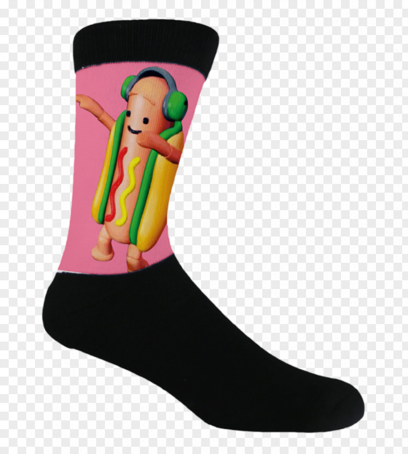Dress Socks Dancing Hot Dog Clothing Knee Highs PNG