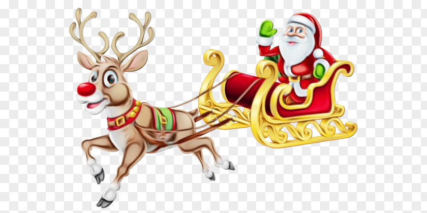 Fawn Christmas Santa Claus PNG