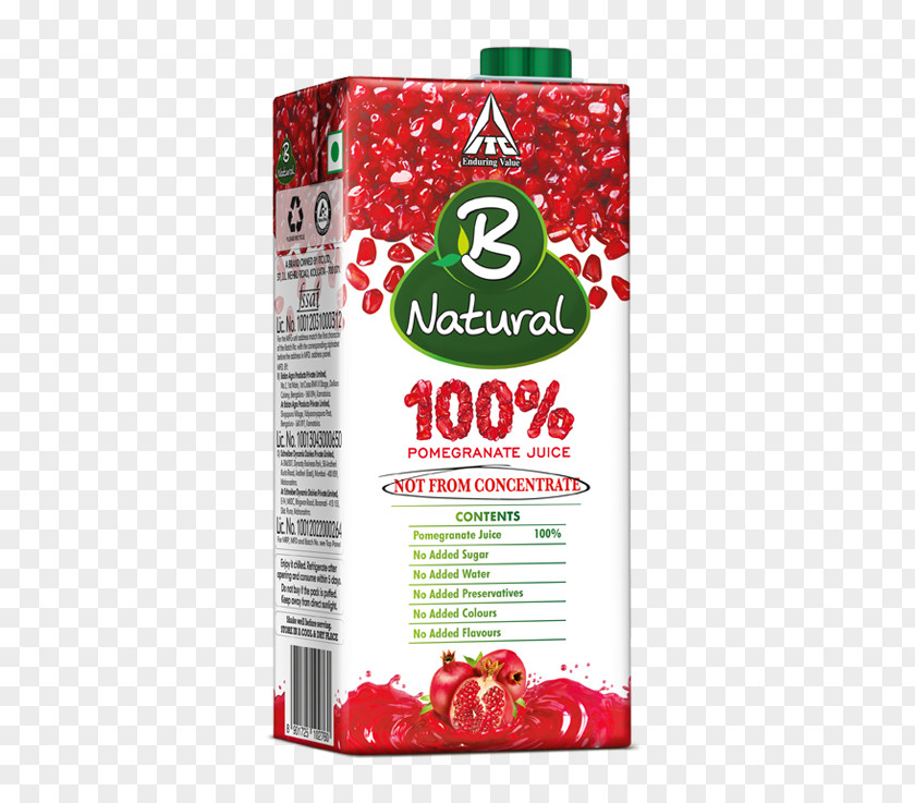 Juice Pomegranate Cranberry Nectar Flavor PNG