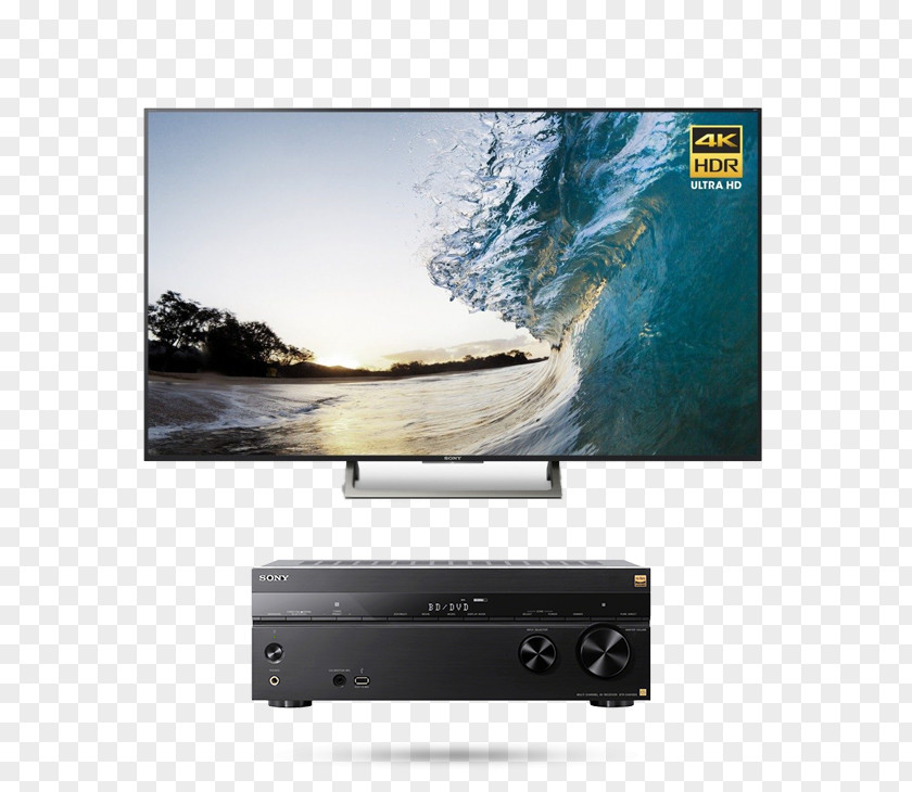 Sony 4K Resolution 索尼 Ultra-high-definition Television LED-backlit LCD PNG