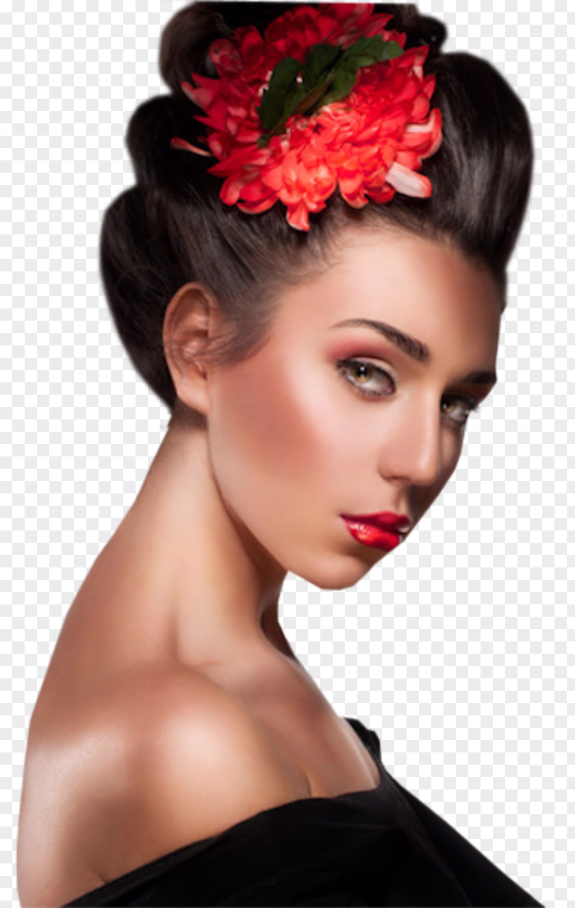 Woman Hairstyle Beauty Hair Coloring Long PNG
