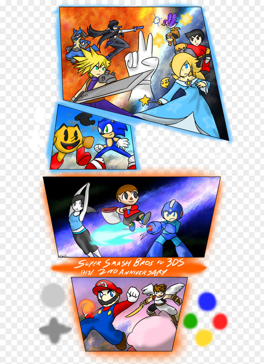 Annyversary Badge Mega Man X3 Video Games Super Smash Bros. Brawl Wii U Art PNG