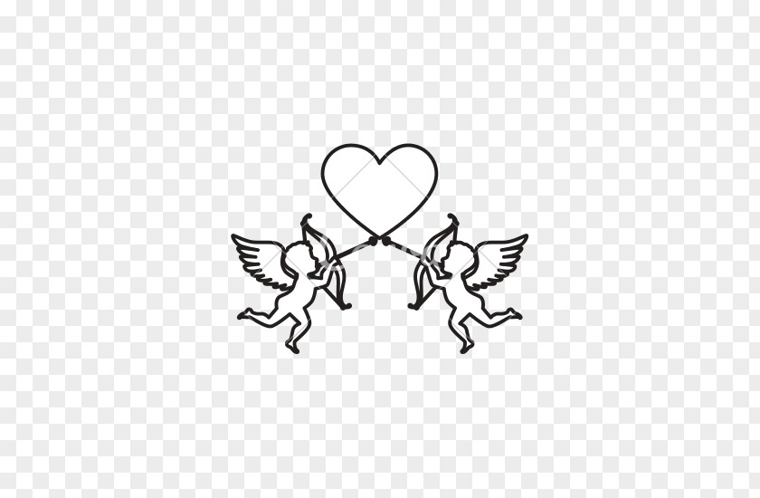 Boho Arrow Heart Love Clip Art PNG