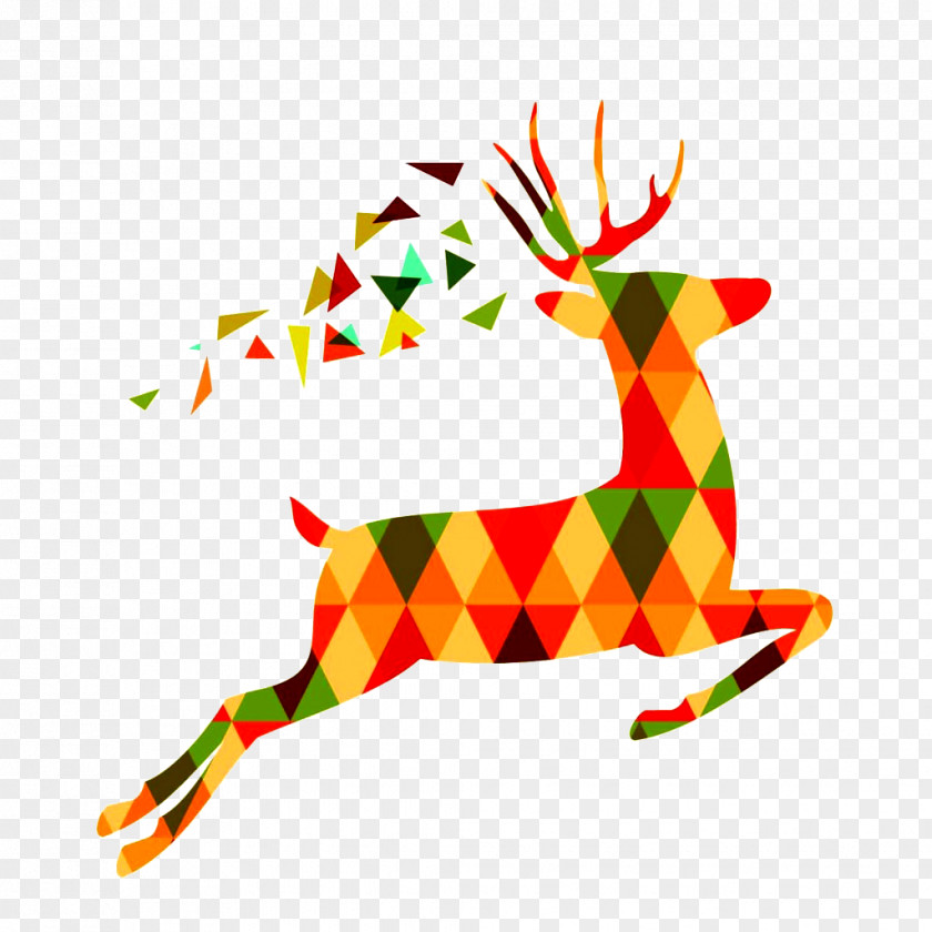 Colorful Elk Color Photography Royalty-free PNG