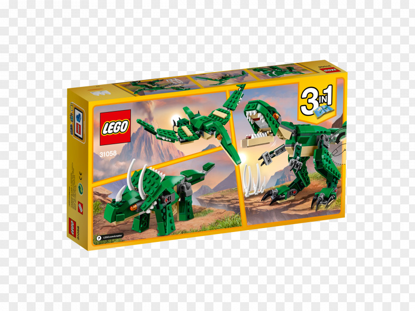 Lego Dino LEGO 31058 Creator Mighty Dinosaurs Triceratops Hamleys Toy PNG