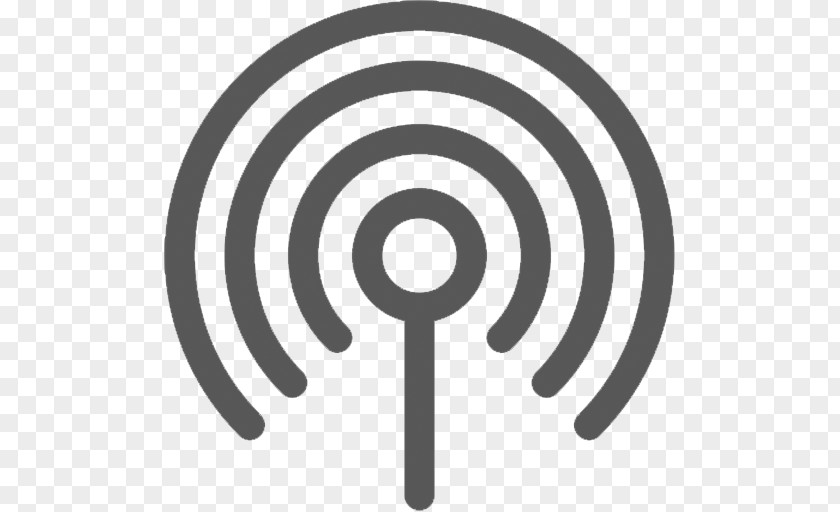 Simple Read Below Wi-Fi Aerials Signal PNG