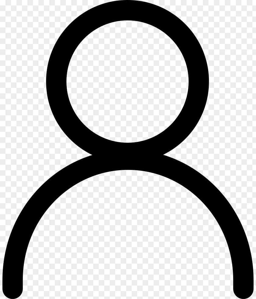 Blackandwhite Oval Icon Login PNG