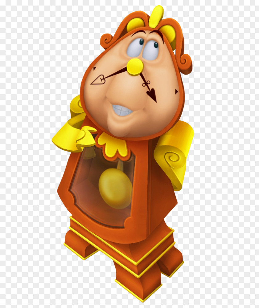 Cogsworth Beauty And The Beast Cartoon Transparent Image Kingdom Hearts II 358/2 Days χ Hearts: Chain Of Memories PNG
