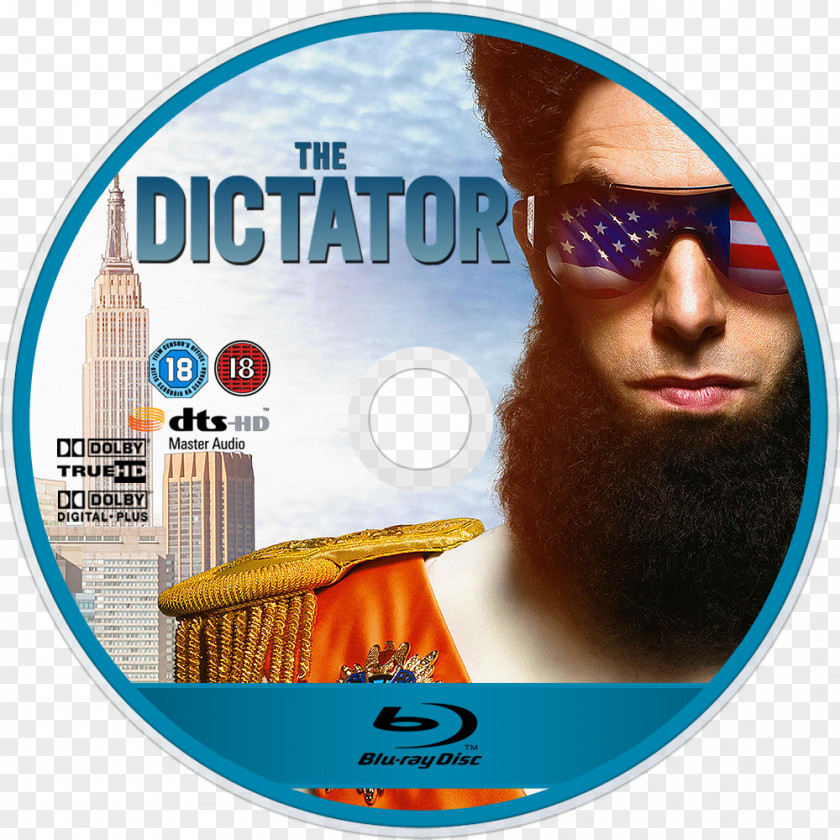 Dvd Sacha Baron Cohen The Dictator Blu-ray Disc Hollywood Film PNG
