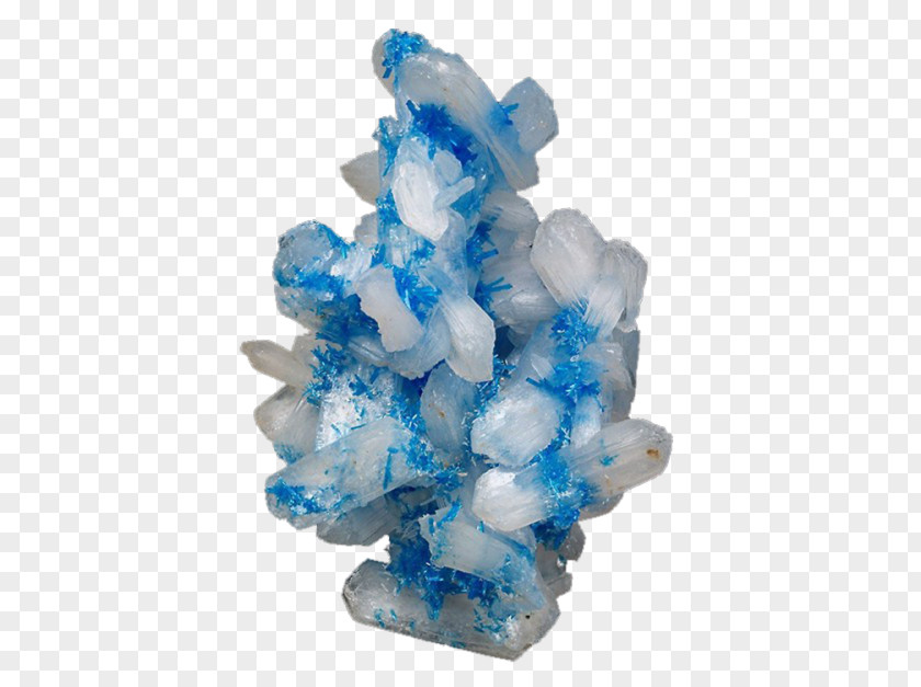 Minerals Crystal Blue Mineral Stone Rock PNG