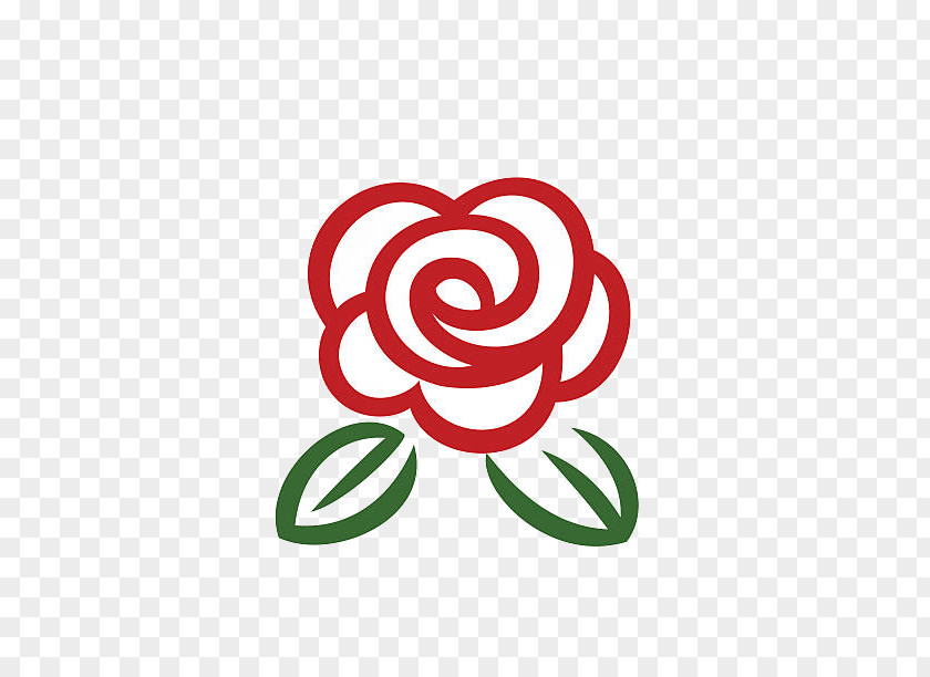 Spiral Plant Rose Logo PNG