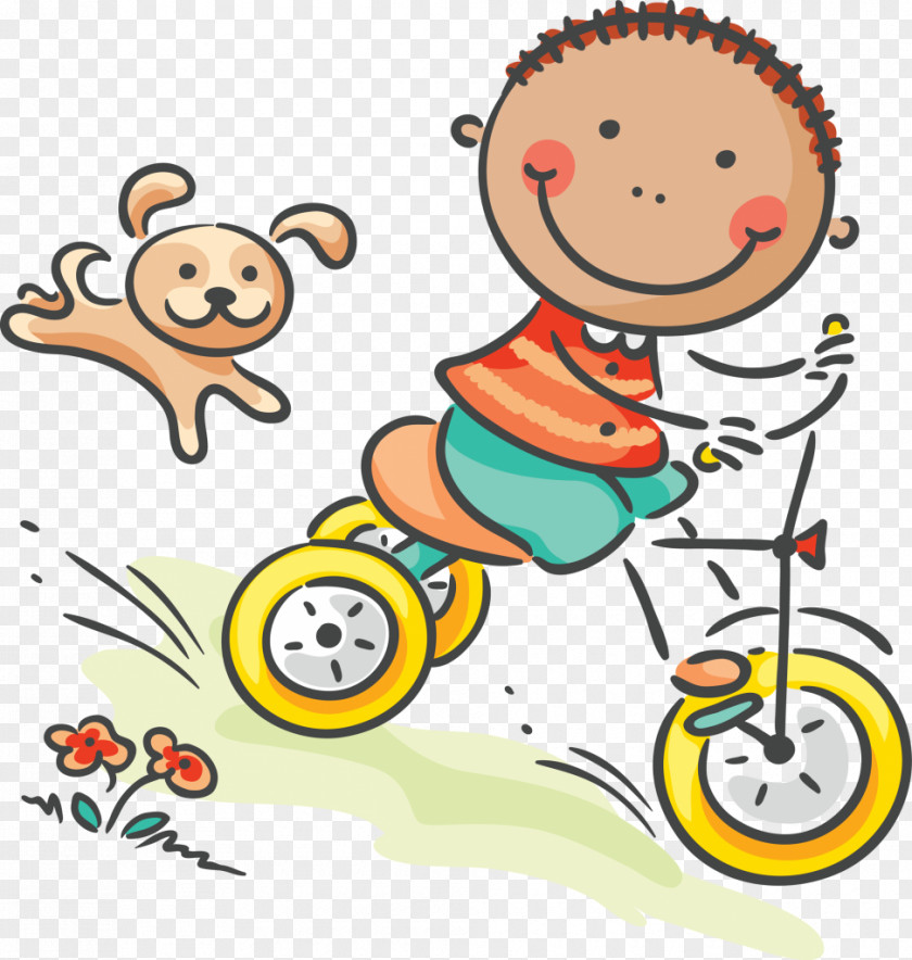 Stationary Child Summer Clip Art PNG