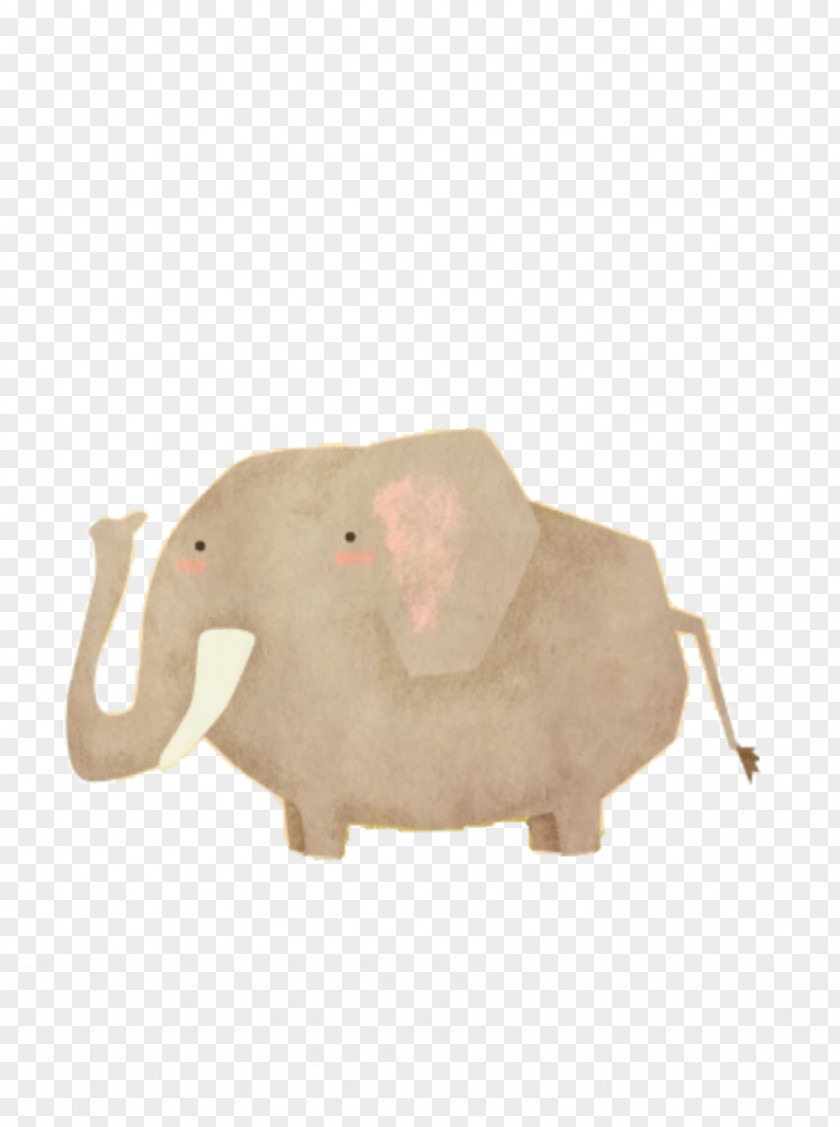Cartoon Baby Elephant African Indian PNG