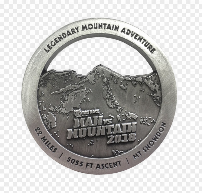 Medal Running Mountain Snowdon Adventure Racing PNG