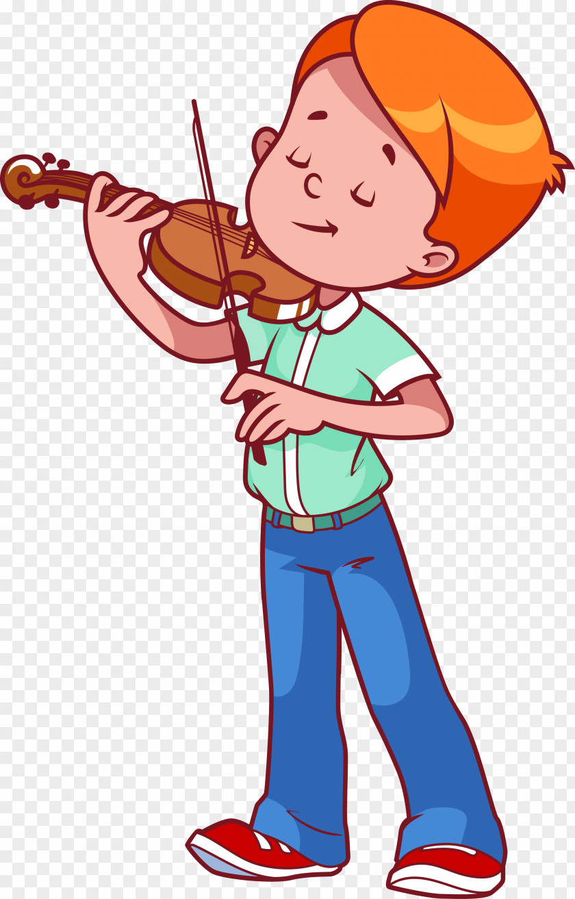 Children Violin Technique Clip Art PNG