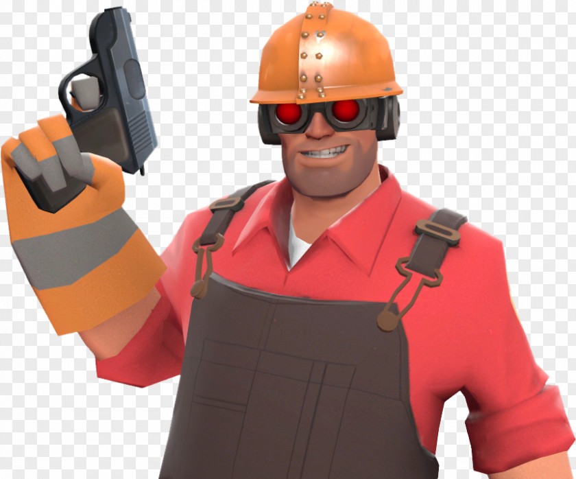 Engineer Team Fortress 2 Robot Hat Internet Bot PNG