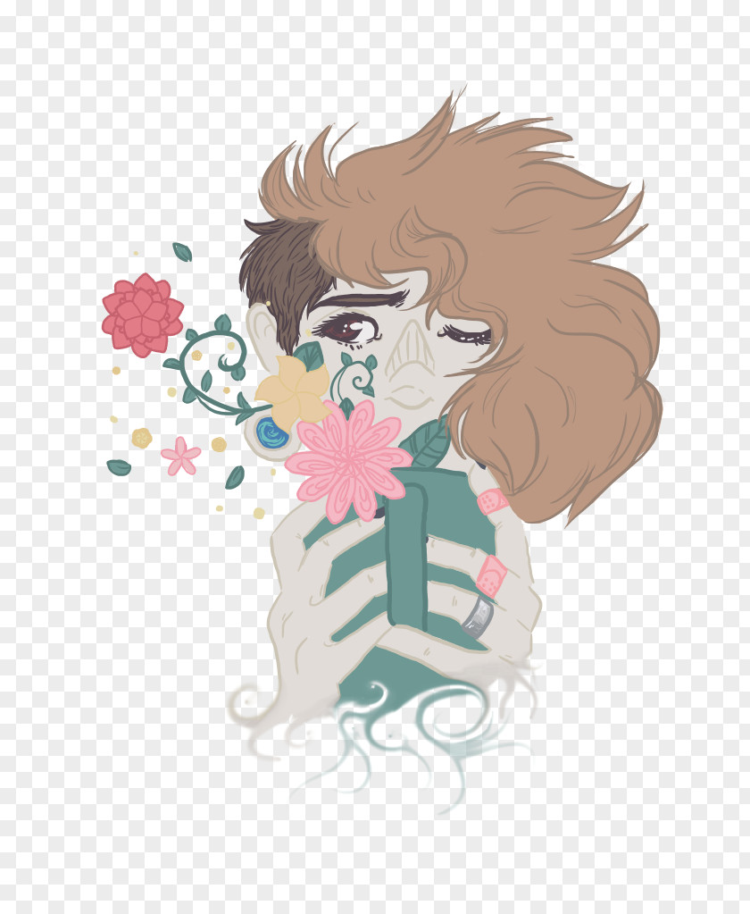 Flower Tea Mammal Nose Character Clip Art PNG