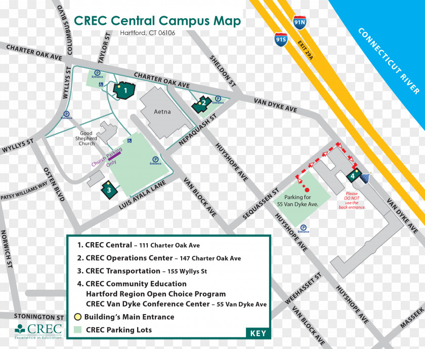 Google Maps Directions CREC Fingerprinting C R E Capitol Region Education Council School Charter Oak Avenue PNG