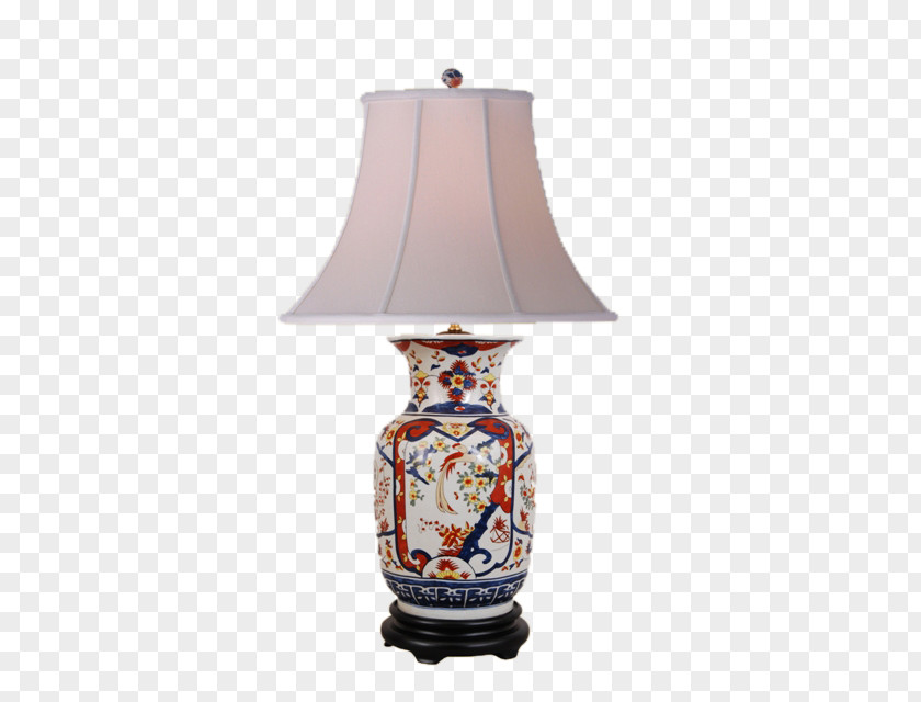 Lamp Imari Ware Table Ceramic Porcelain PNG