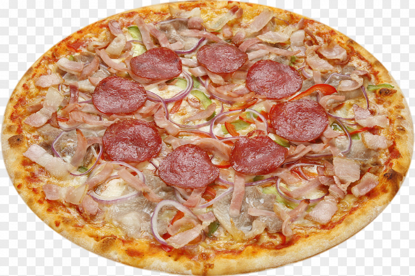 Pizza California-style Sicilian Ham Prosciutto PNG