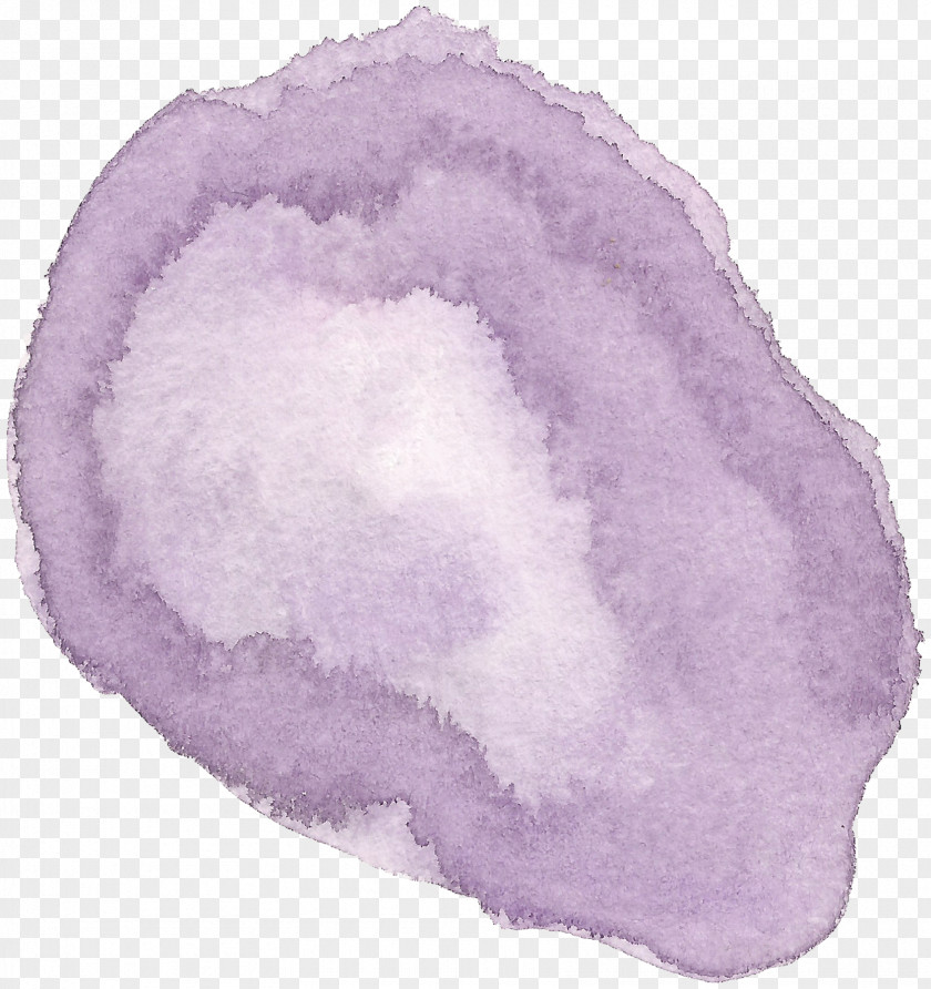 Watercolor Bunny Purple Violet Lilac Lavender PNG