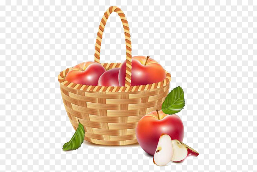 Apple The Basket Of Apples Vector Graphics Clip Art Food Gift Baskets Royalty-free PNG