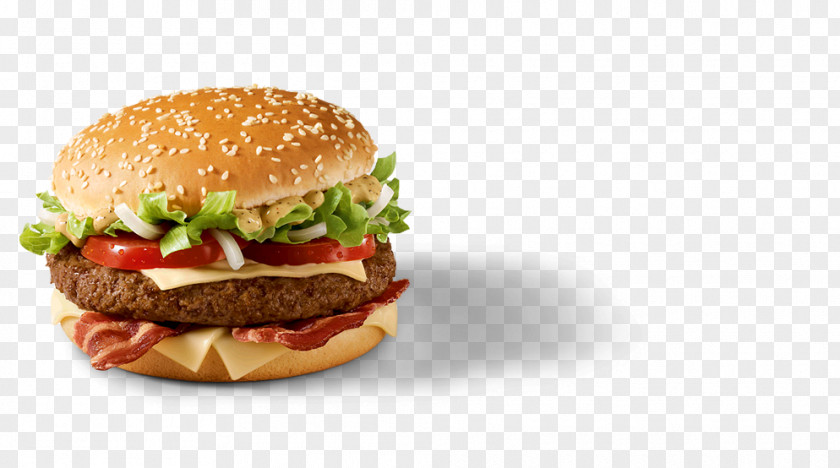 Bacon Cheeseburger Whopper Big N' Tasty Hamburger PNG