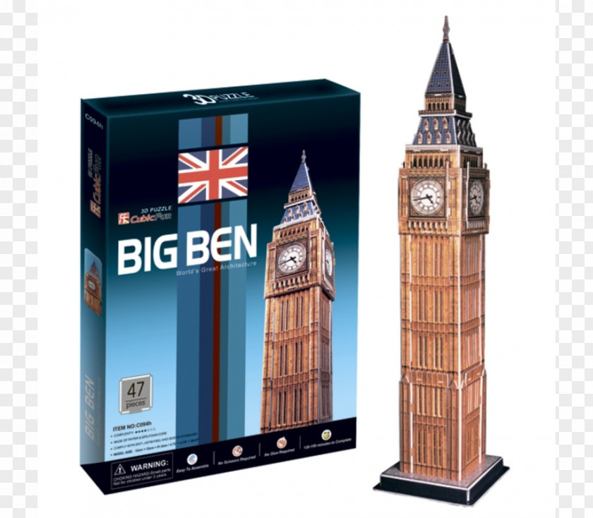 Big Ben Puzz 3D Jigsaw Puzzles Three-dimensional Space PNG
