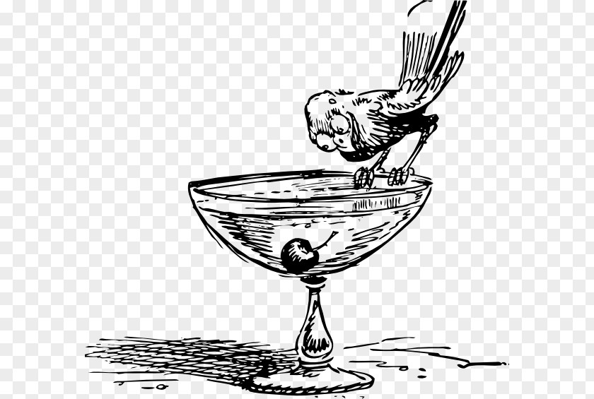 Bird Water Cliparts Cocktail Martini Drink Clip Art PNG