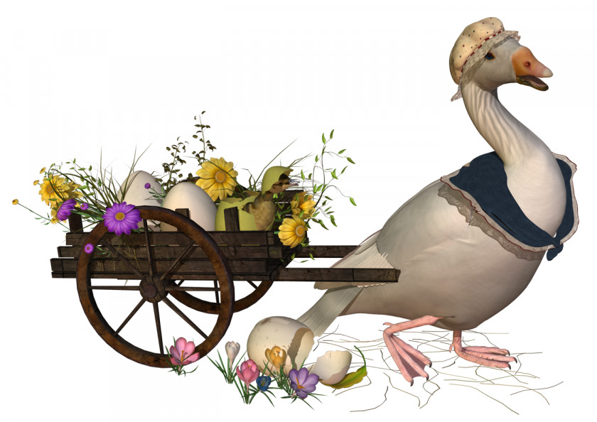 Goose Easter Bunny PNG