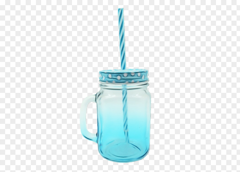 Home Accessories Lid Mason Jar Aqua Drinkware Turquoise Blue PNG