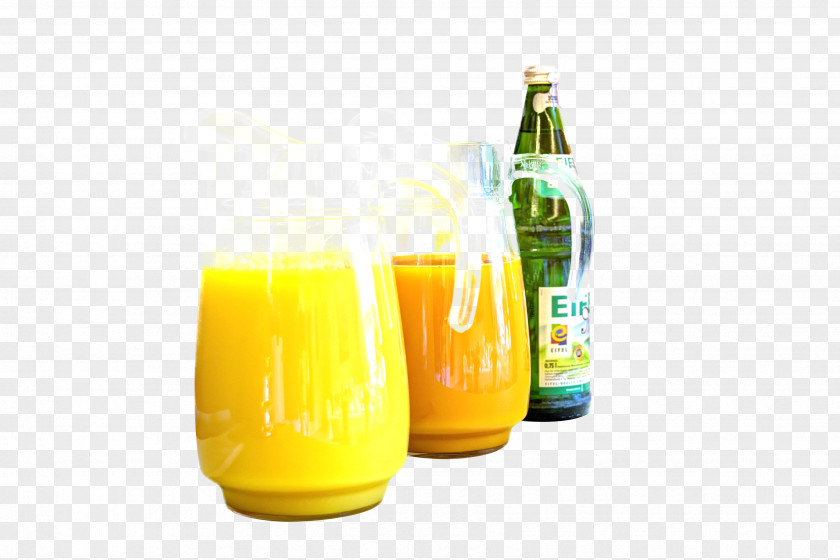 Mineral Water Label Orange Juice Drink Cocktail Soft PNG