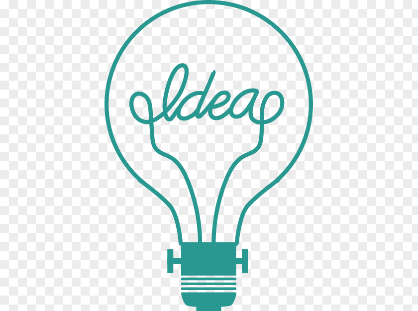 Vector Painted Flat Bulb Incandescent Light Creativity Idea PNG