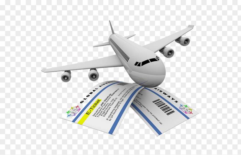 Airplane Flight Air Travel Airline Ticket PNG