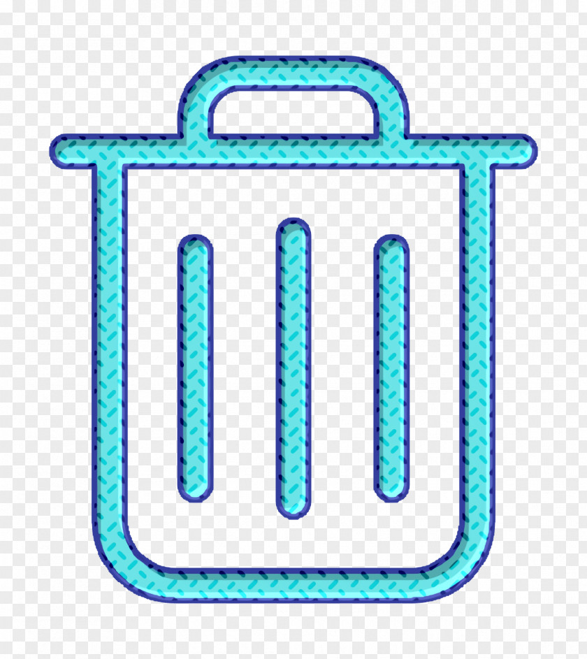 Aqua Turquoise Garbage Icon Tools And Utensils Trash PNG