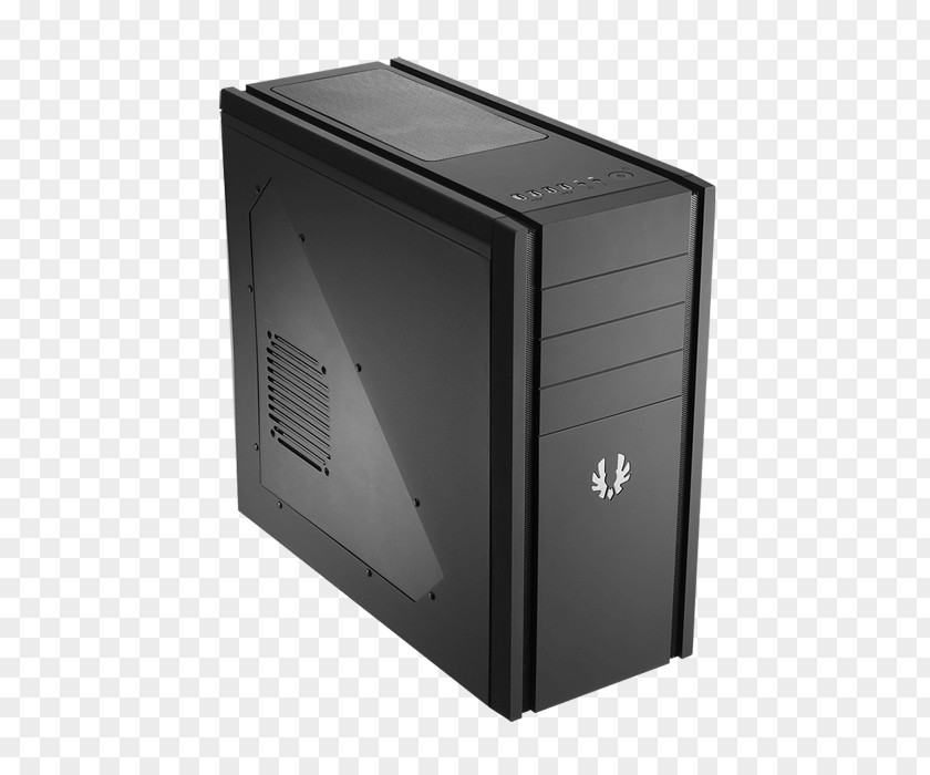Computer Cases & Housings Midi Tower PC Casing Bitfenix Shinobi Black Power Supply Unit ATX PNG