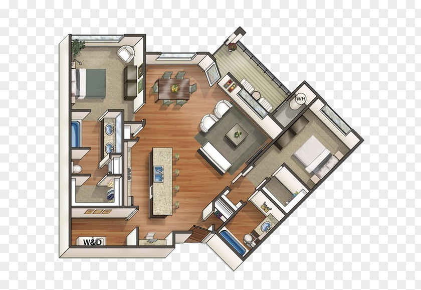 Floor Plan Tree Regency Ridgegate Apartments RidgeGate Parkway Home PNG