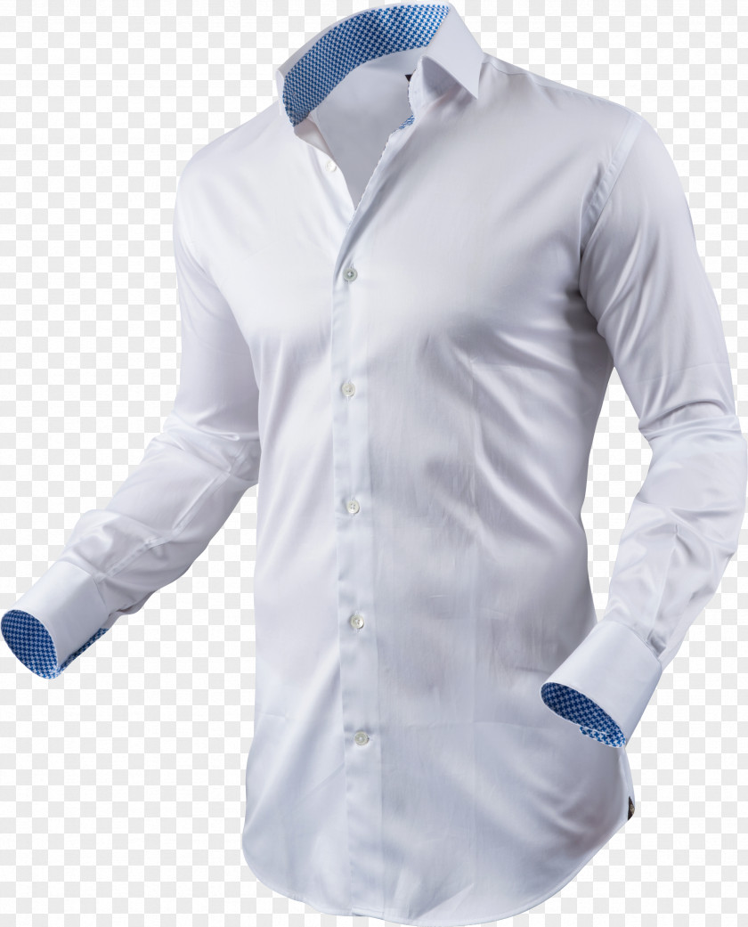 Gentlemen T-shirt Dress Shirt Blouse White PNG