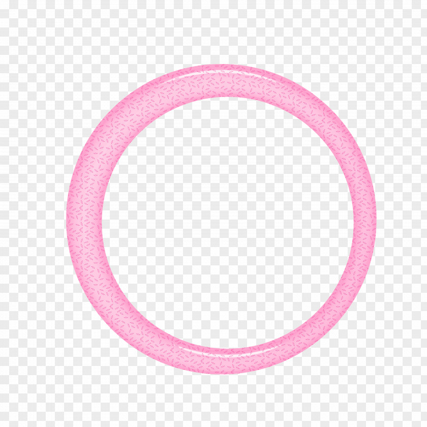 Pretty Pink Ring Circle PNG