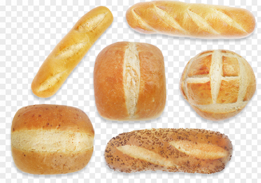 Baked Steamed Bread Pandesal Small Food Baking PNG