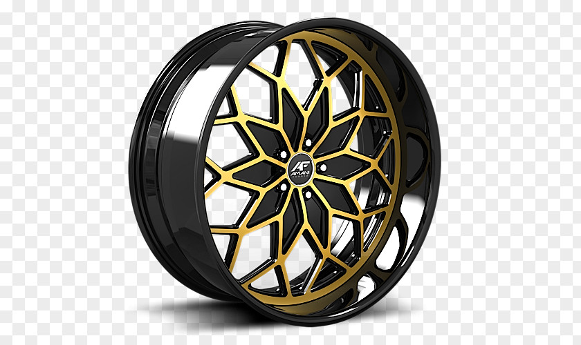 Custome Alloy Wheel Rim Spoke Tire PNG